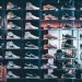 shoes on a shelf vintage nike