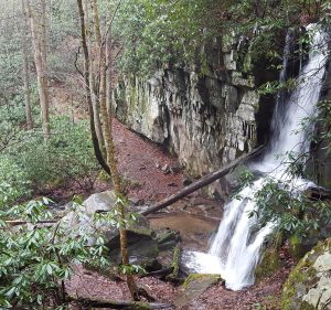 Baskins Creek Falls in Great Smoky Mountains National Park