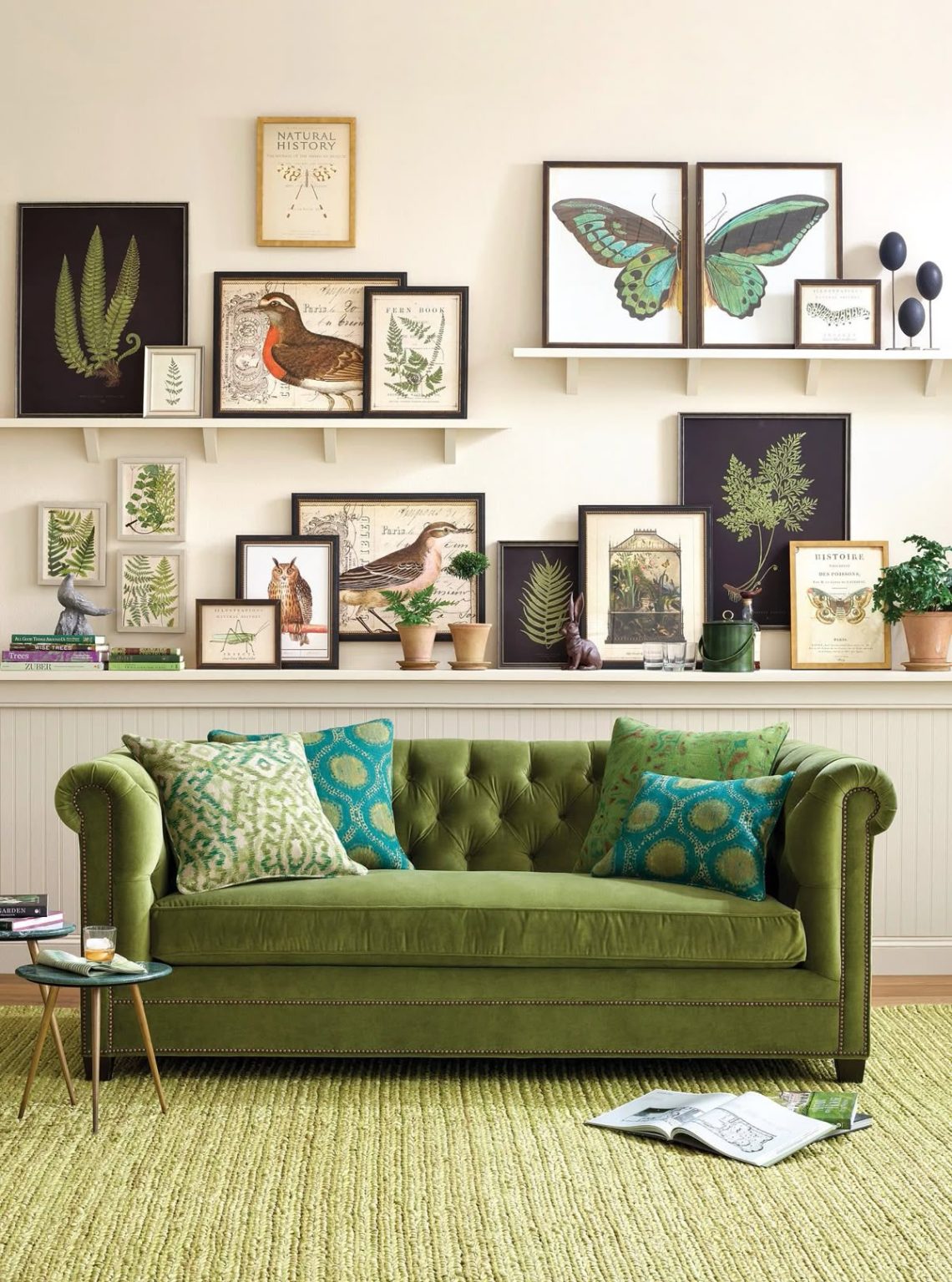 how to decorate above your sofa, above sofa decor, above sofa decor ideas.