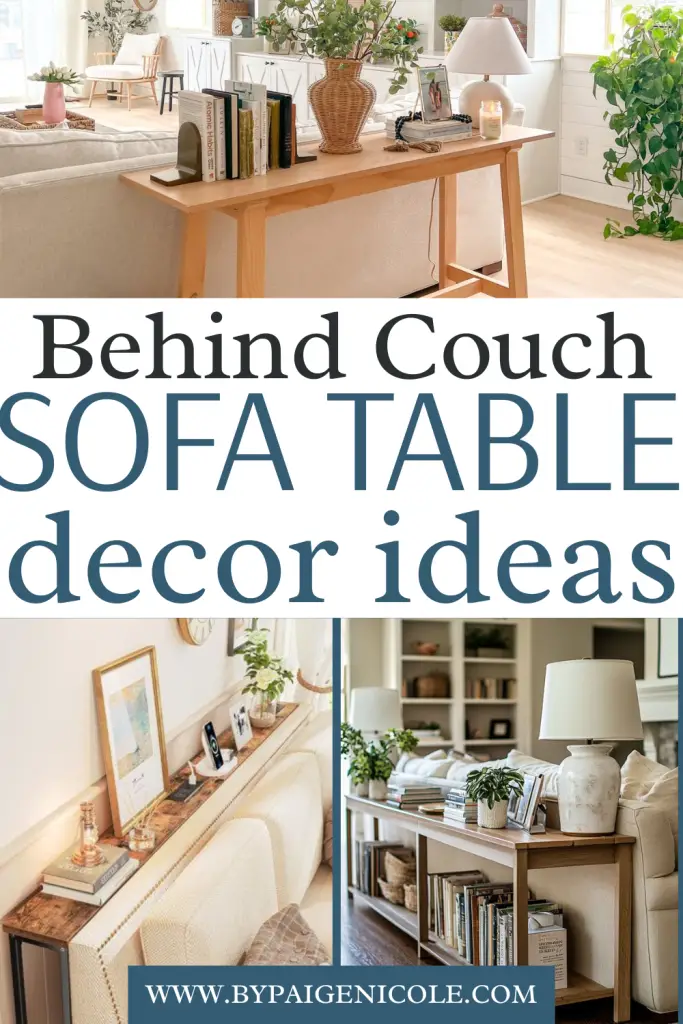 sofa table decor ideas, sofa table decor, sofa table decor living room ideas, sofa table decor ideas plants, sofa table decor wood and greenery, sofa table behind sofa against wall decor, behind couch sofa table, against wall sofa table decor.