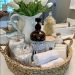 bathroom counter decor ideas, bathroom counter decor, bathroom decor, bathroom counter design, bathroom decor style, bathroom decor cotton balls and cotton swabs.